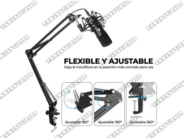 &u+ SOPORTE BRAZO ARTICULADO PARA MICROFONO MESA NB-35